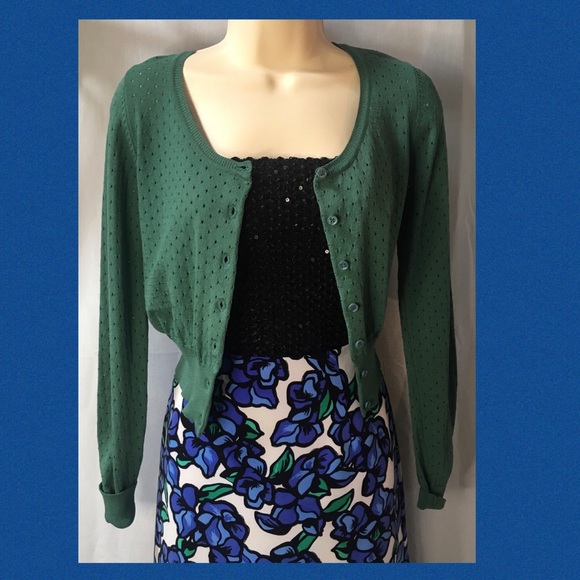 Princess Highway Sweaters - *Princess Highway*cropped cardigan in grass green